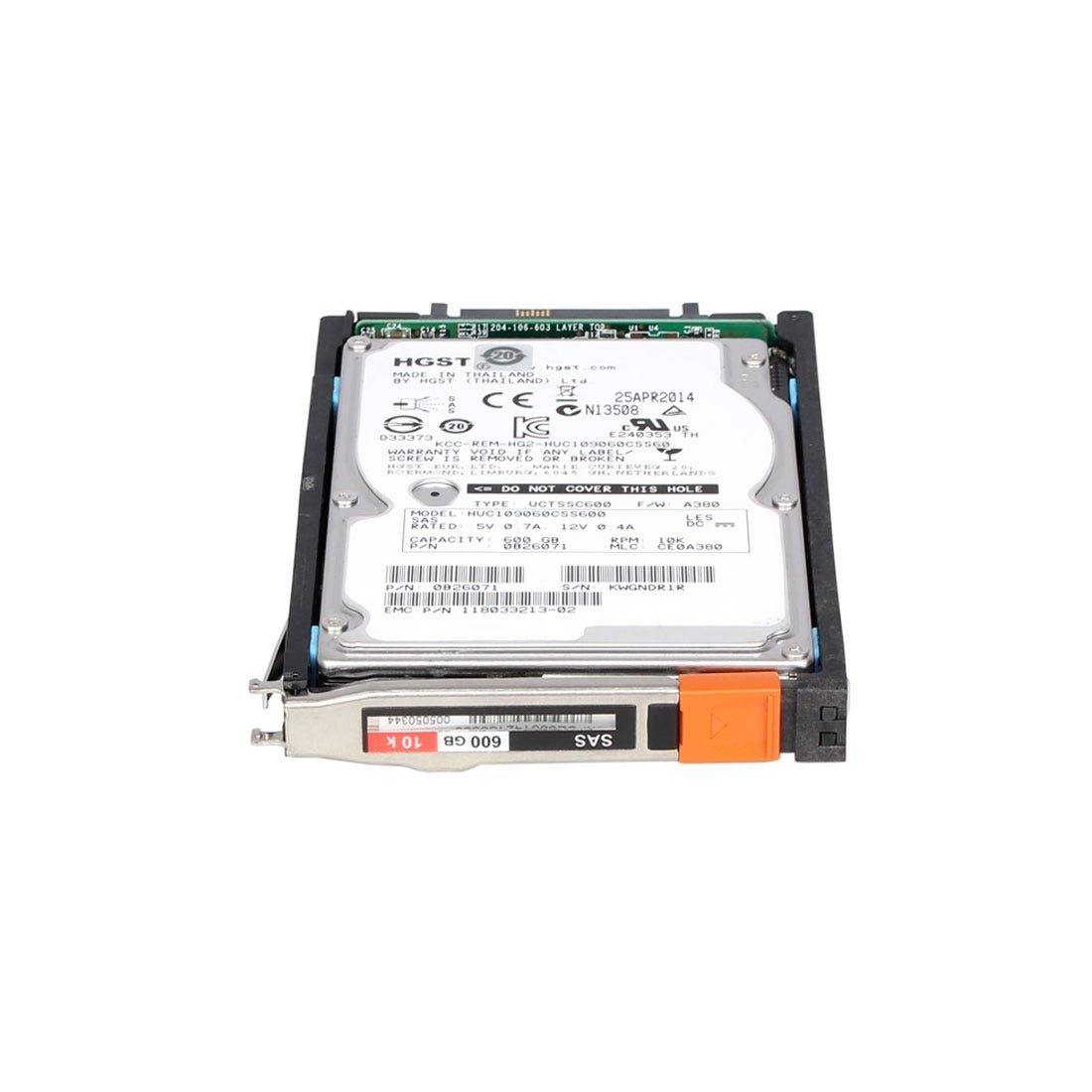 EMC 0B26071-EMC VNX Hard Drive 600GB 10K SAS